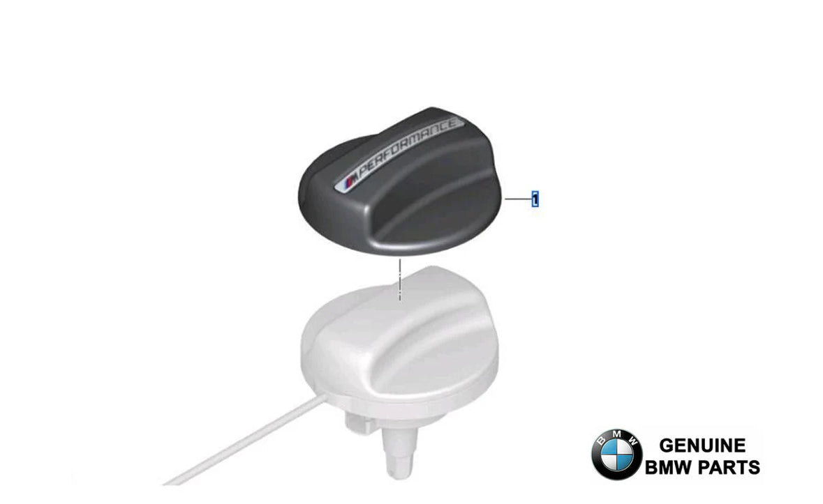 BMW M Performance Carbon Fiber Gas Cap Cover