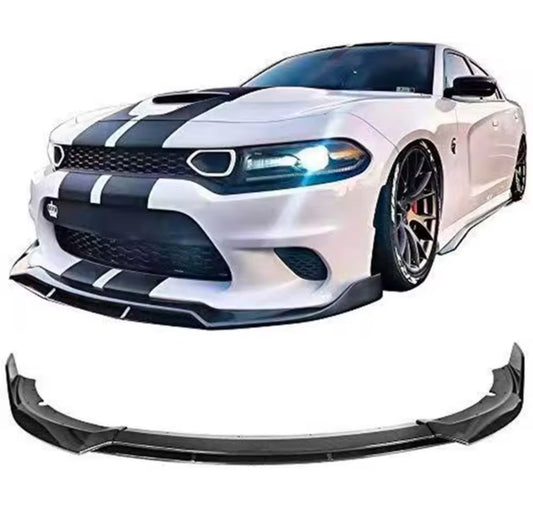 Dodge Charger Daytona Front Bumper Lip Diffuser Splitter Anti - Collision Black 2016-2020