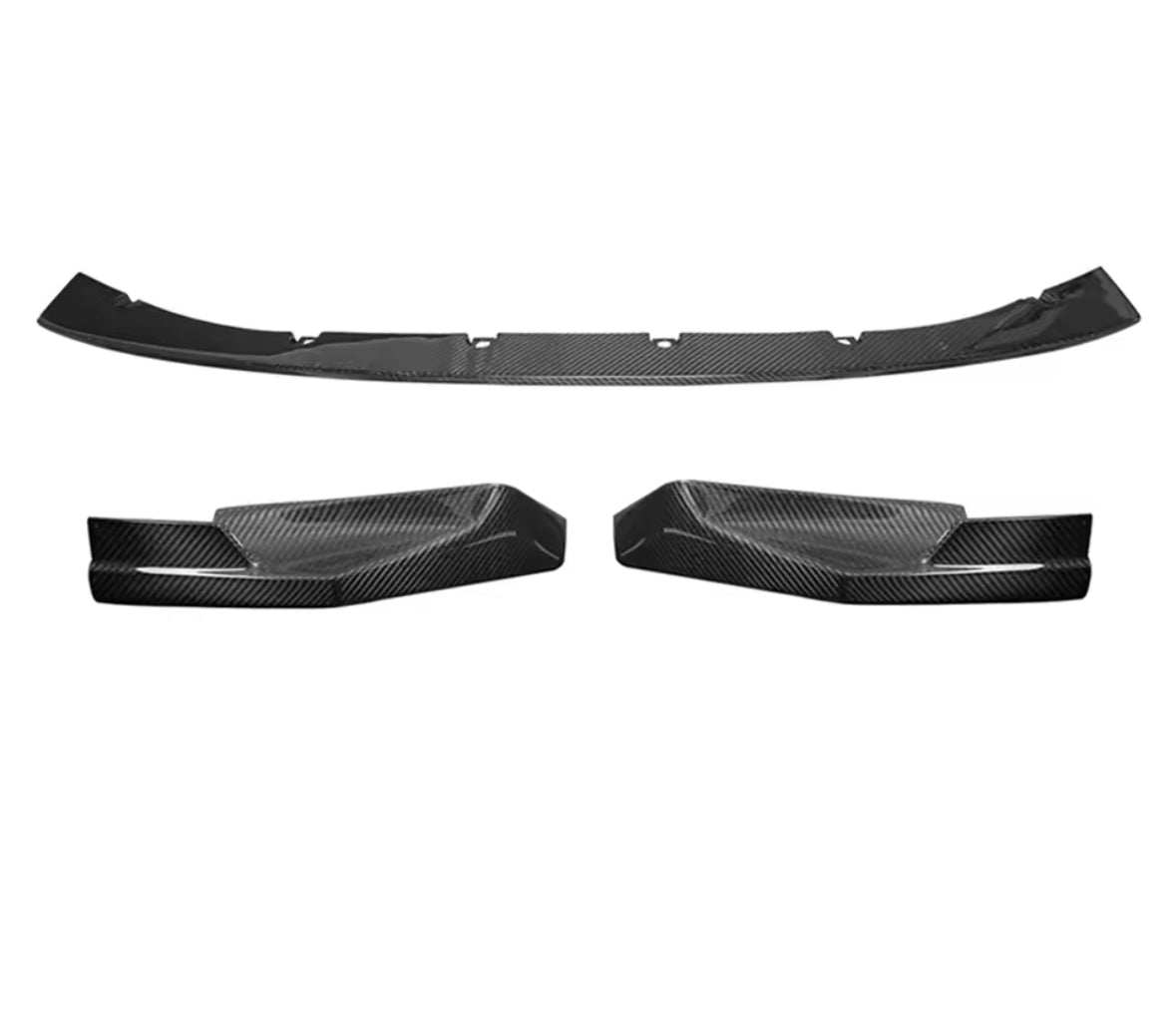 BMW 3 Series 4 Series G80 G82 G83 M3 M4 Dry Carbon Fiber Front Lip MP Style Bumper Splitter 2021+