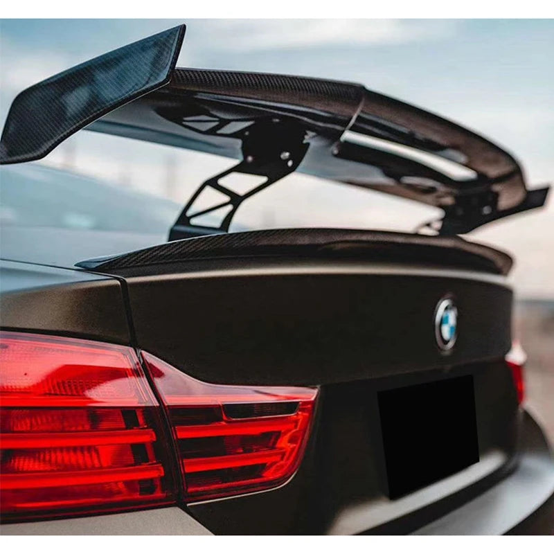 BMW F82 F80 M3 M4 M5 M6 GTS 2 Style Carbon Fiber Rear Spoiler Chrome