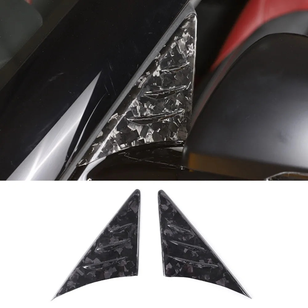 Toyota Supra 2019-22  Side Triangular Spoiler Trim Carbon Fiber