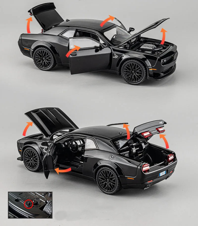 1:32 Alloy Dodge Challenger Hellcat Redeye