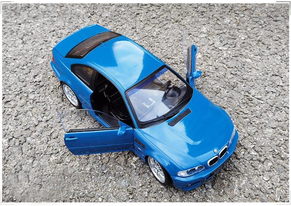 1:18  E46 M3- LAGUNA BLUE-2000