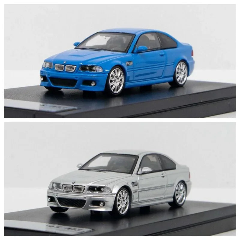 1:64 E46 M3 CSL Blue / Silver Diecast Model Car