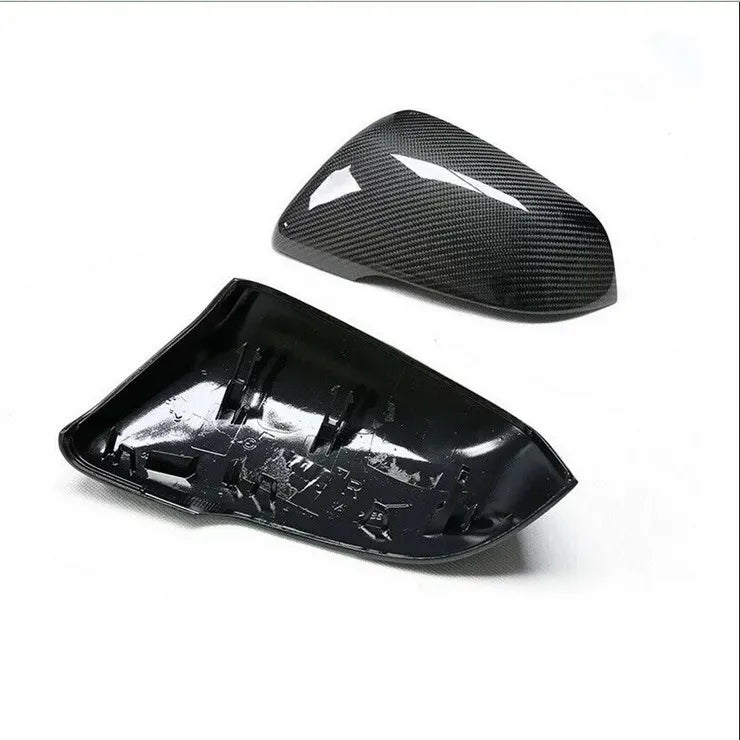 Toyota GR Supra A90 Replacement Forged Carbon Fiber Car Exterior Rear View Mirror Cover Caps Shell Clip On