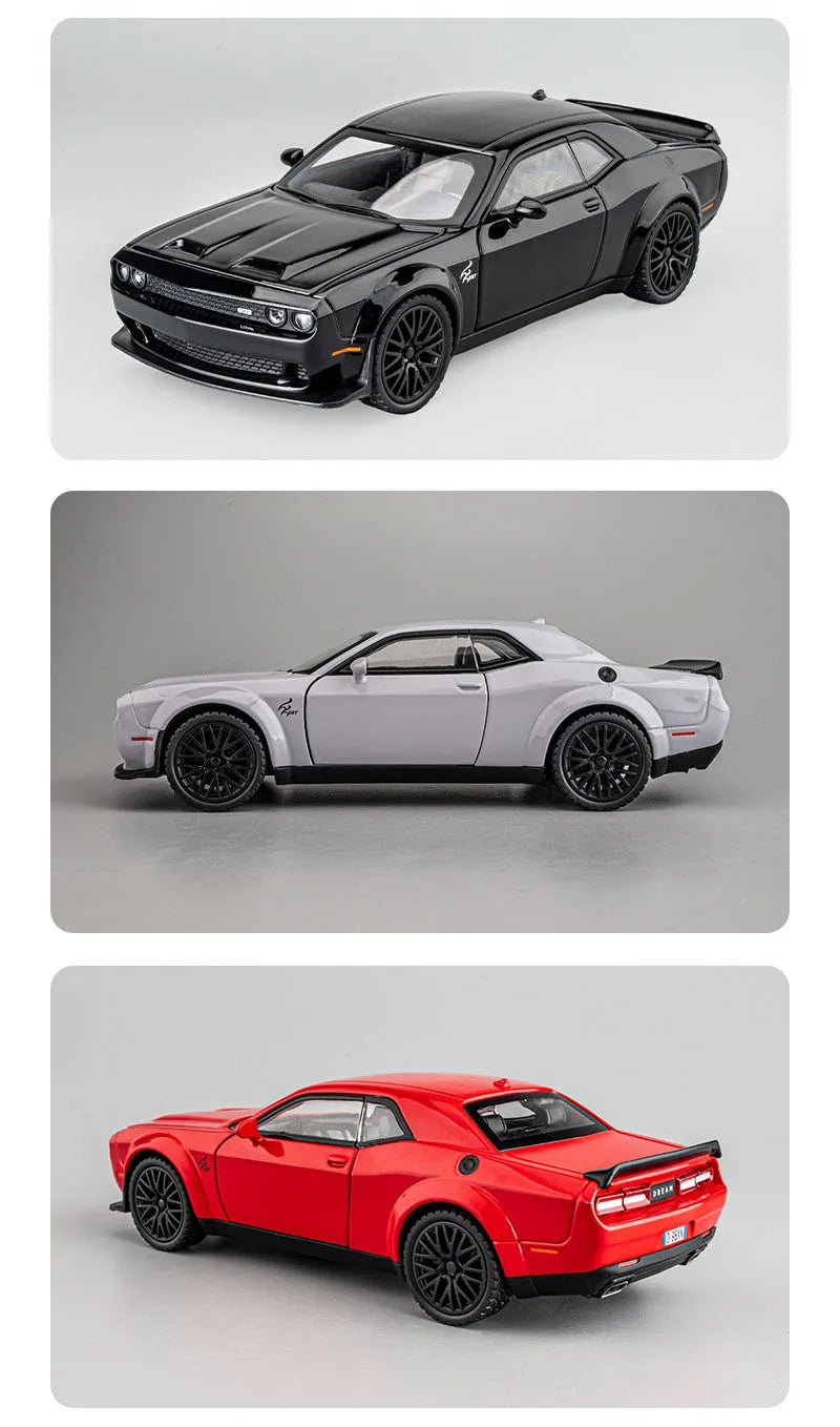 1:32 Alloy Dodge Challenger Hellcat Redeye