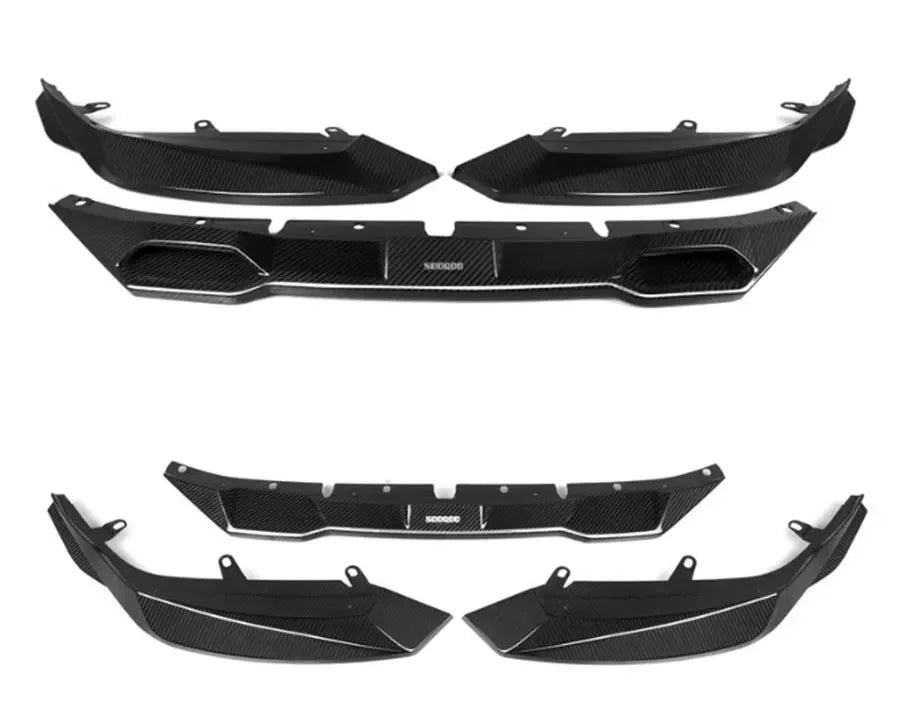 BMW M2 G87Carbon Fiber Front lip Splitters 3pcs Spoiler Kit