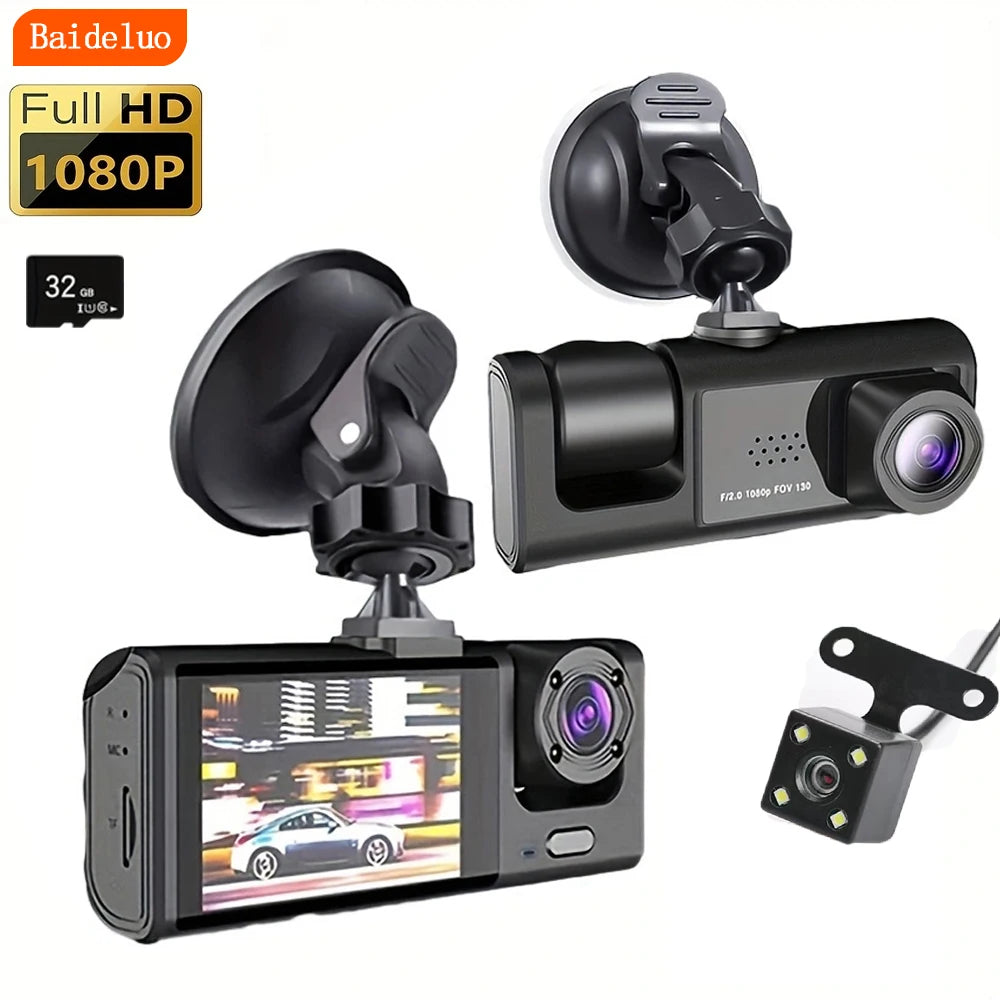 Dash Cam W/ IR Night Vision Loop Recording