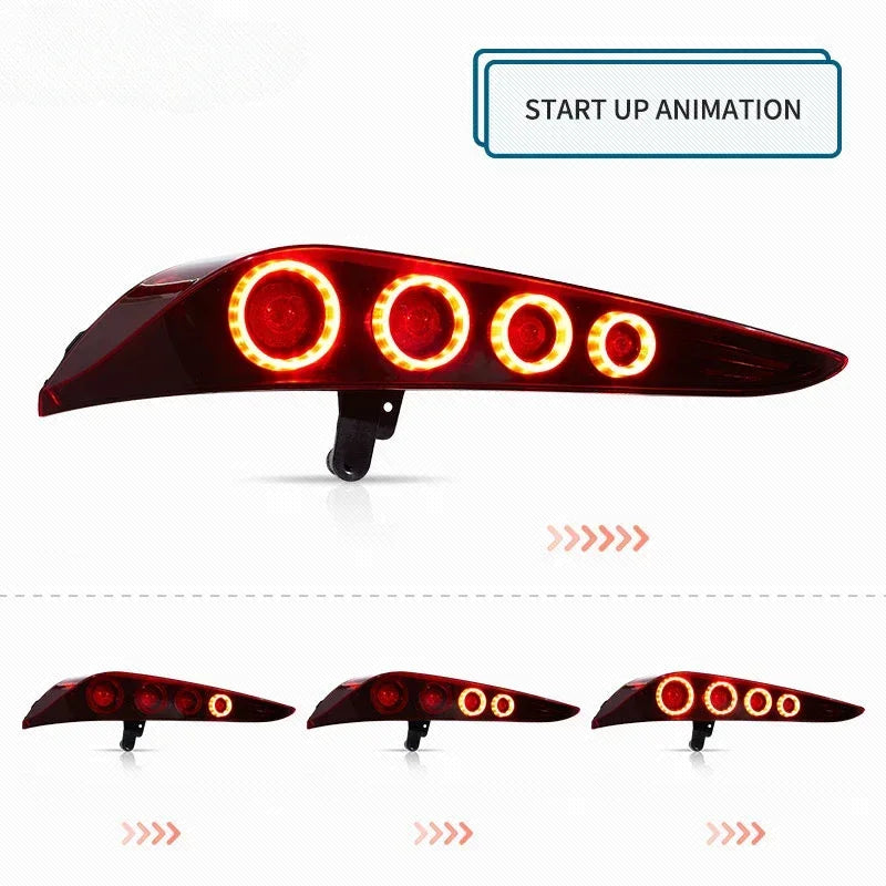 VLAND Factory Full LED Tail Lights For GR Supra 2019-UP 5th Gen (Model Code J29/DB A90/A91)