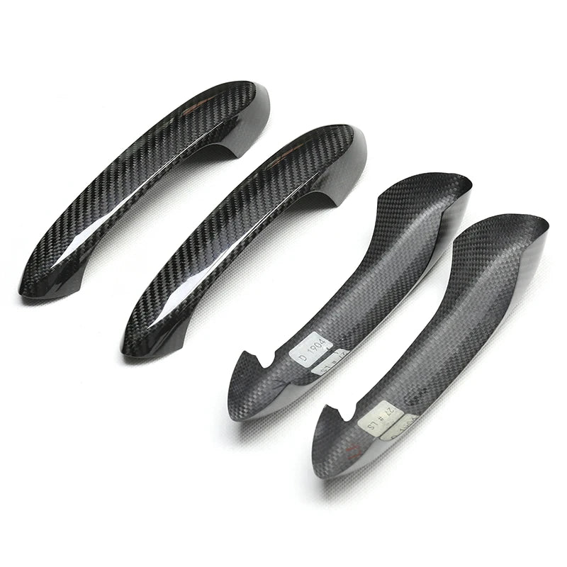 BMW Real Carbon Fiber Car Exterior Doorknob Holder Caps