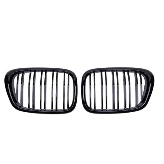 BMW E39 5 Series Black Grille Dual Line 1999-03