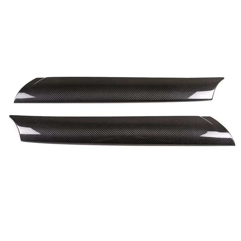 Toyota GR Supra A90 2019-22 2PCS Dry Carbon Fiber Windshield A-Pillar Trim Cover