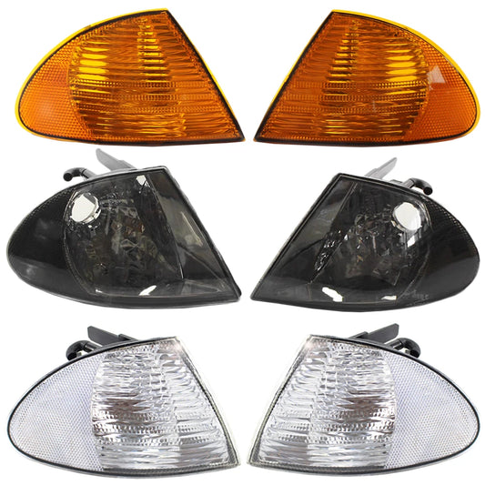 BMW E46 4 Door 1998-2001 2pc (left+right)Corner Light (without bulb)