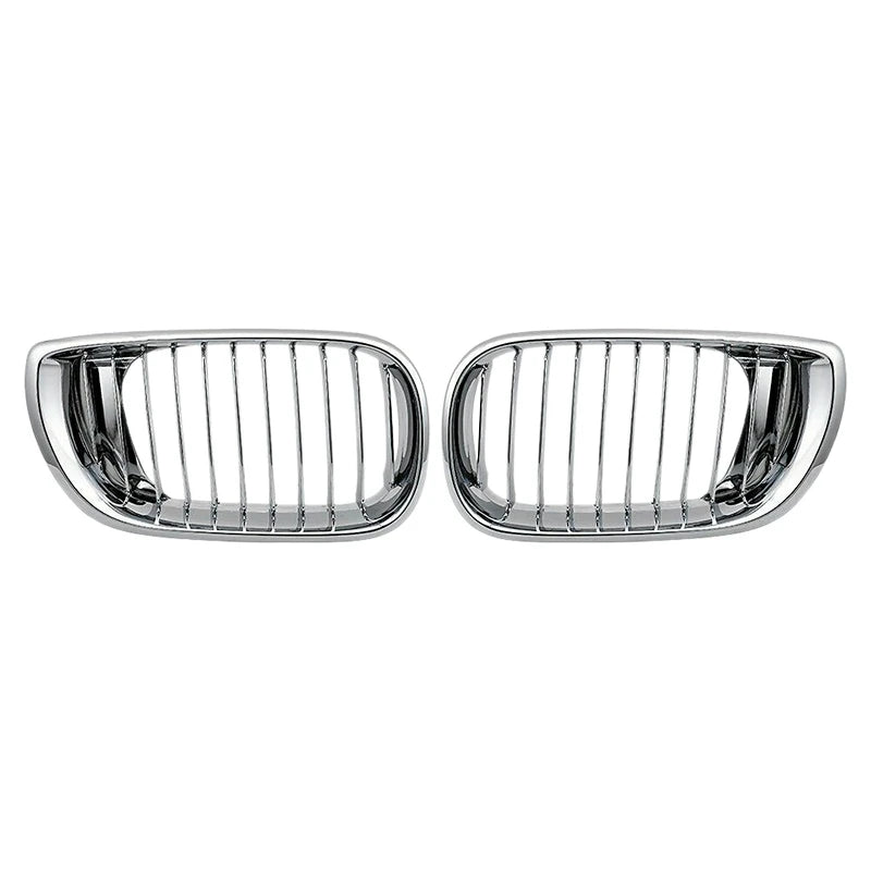 E46 320I 330I 325Xi 4DR Sedan 2002-05 Front Bumper Kidney Grill Chrome