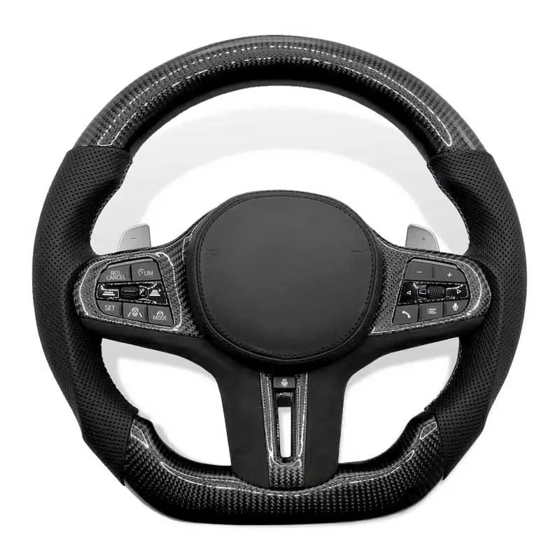 Carbon Car Steering Wheel Assembly Full Set