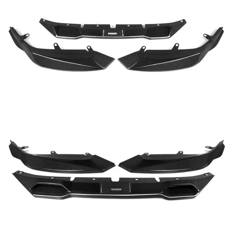 BMW M2 G87Carbon Fiber Front lip Splitters 3pcs Spoiler Kit