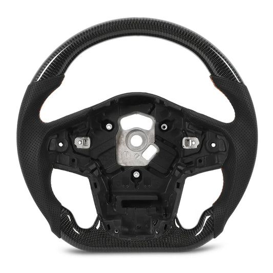 Toyota GR Supra A90 J29 2020-24 Steering Wheel Flat Bottom Carbon Fiber