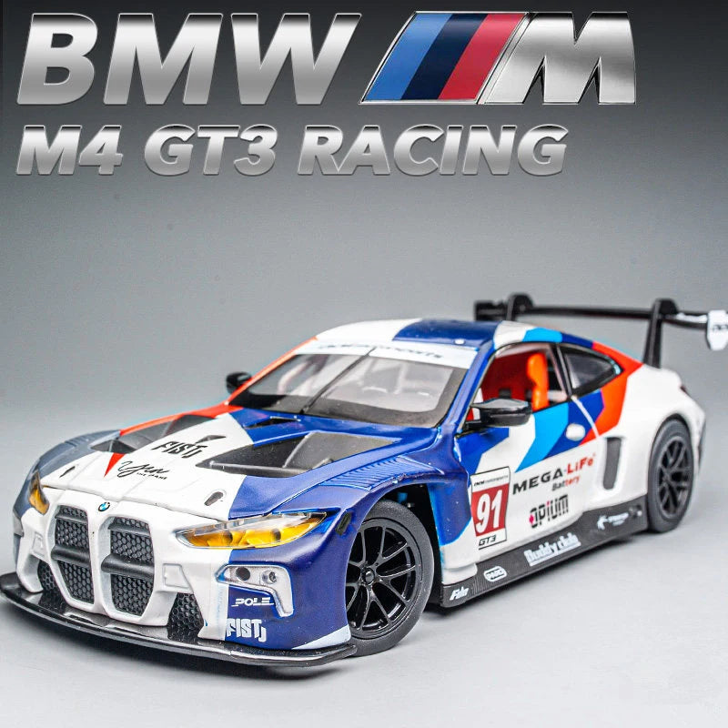 1:24 BMW M4 GT3 Alloy Sports Car Model