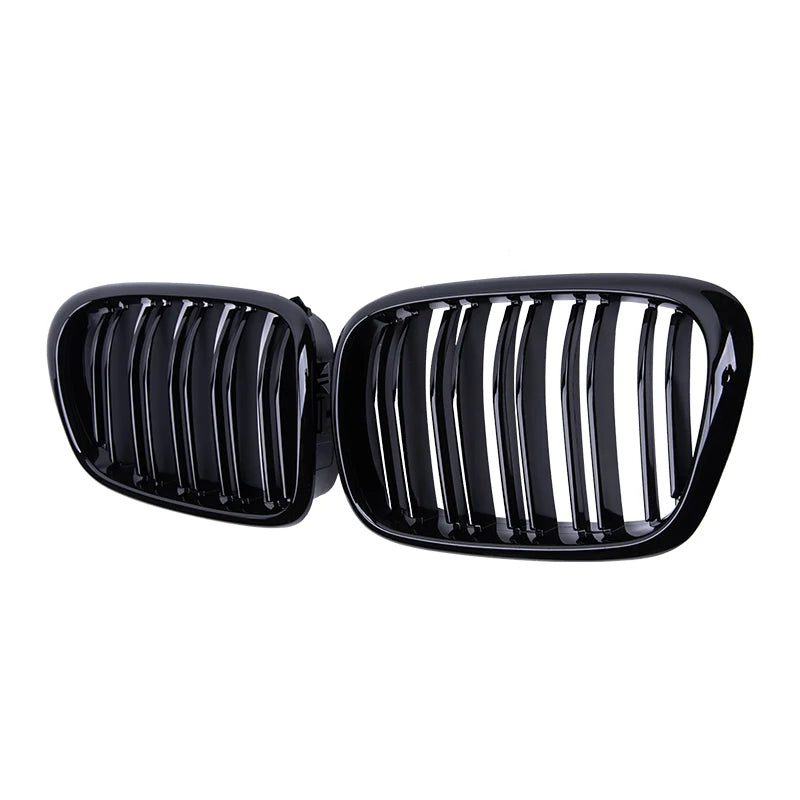 BMW E39 5 Series Black Grille Dual Line 1999-03