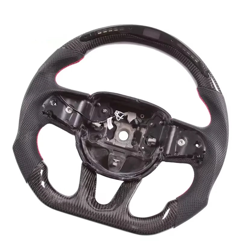 Dodge 2015+ LED Smart Real Carbon Fiber Steering Wheel