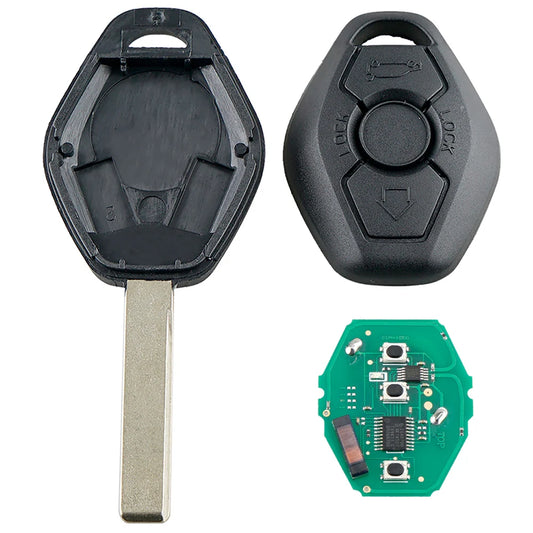 BMW 3 Buttons 433MHz/315MHz/868MHz Car Remote Key Fob