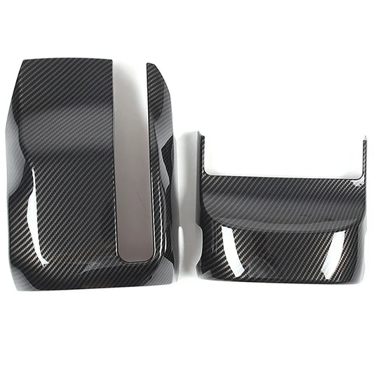 Toyota GR Supra A90 MK5 2019-23 ABS Carbon Fiber/Matt Black Car Steering Wheel Base Lower Cover