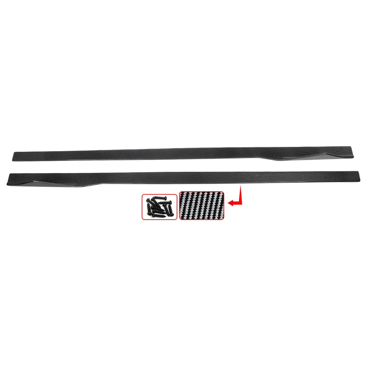 BMW 8 Series G16 M8 F93 2019-2023 Carbon Look Side Skirts Extension Lip