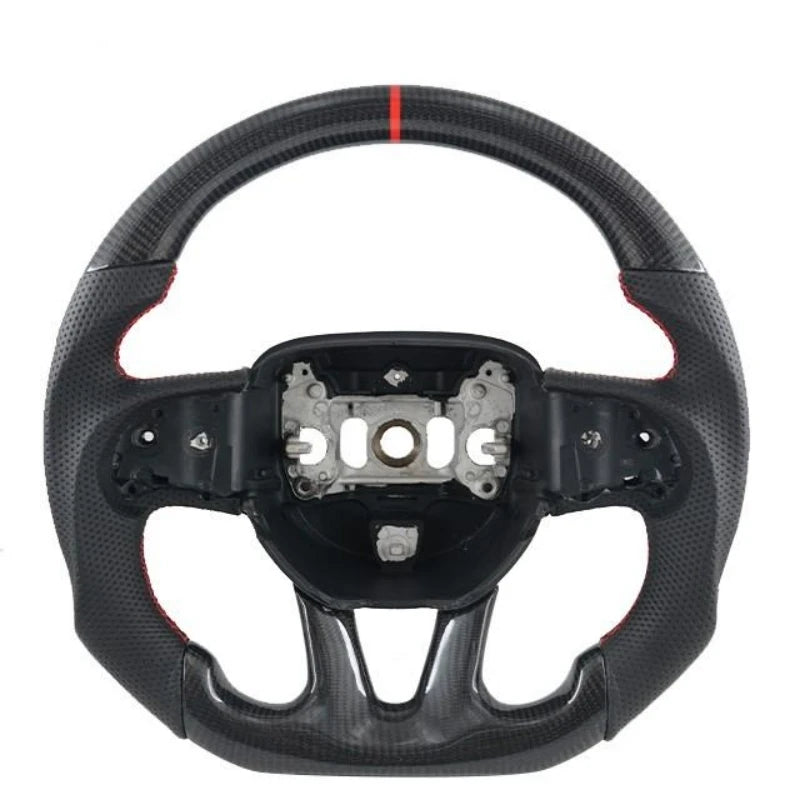 2015 - 2022 Challenger/Charger Hellcat Real Carbon Fiber Steering Wheel