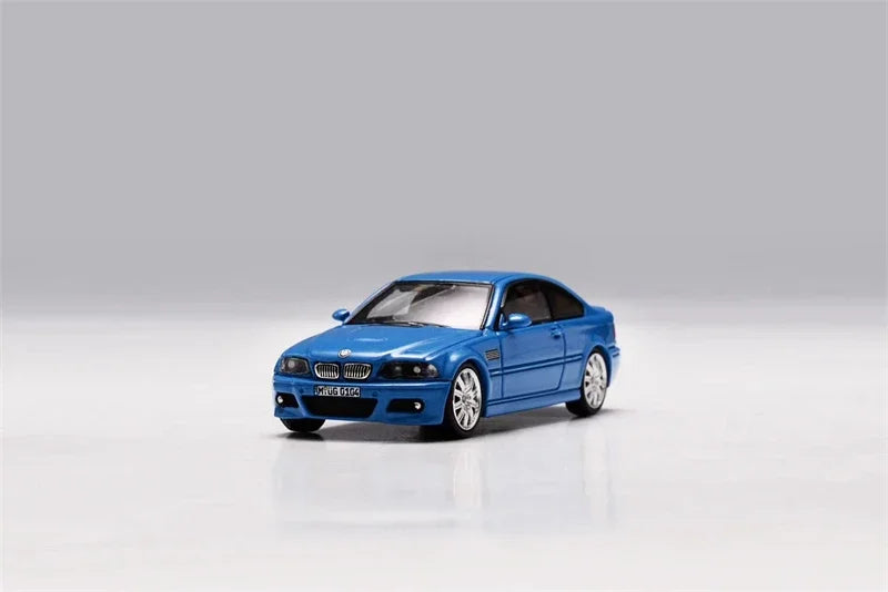 1:64 E46 M3 CSL Blue / Silver Diecast Model Car