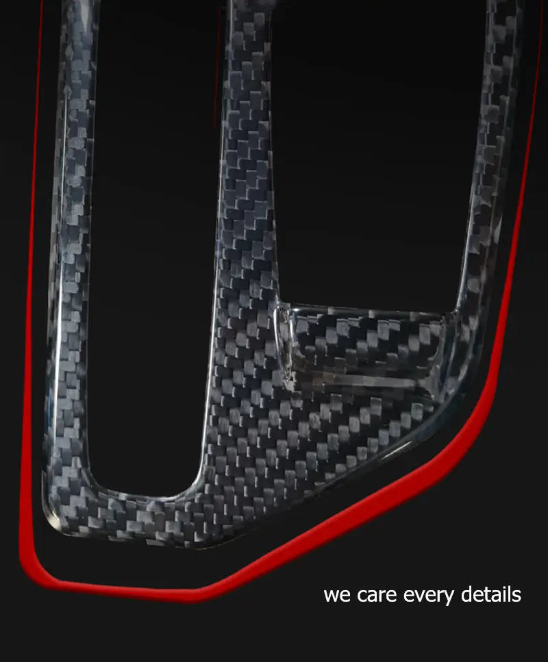 For Toyota GR Supra MK5 A90 A91 2019-2022 Center Control Gear Panel Trim Stickers Carbon Fiber LHD RHD Car Accessories